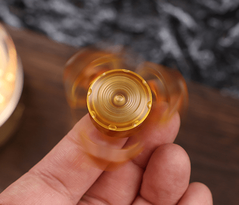 Exorcise Demons PEI Three-Leaf Tibetan Sacred Spinner | Precision CNC Fidget Toy - gamerstoretoysFidgetSppiner