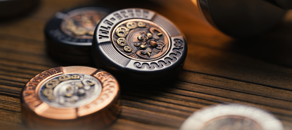 YOLO × ACEDC Mechanical Milk Cover Haptic Coin Gen 3 – Fire Roc Edition