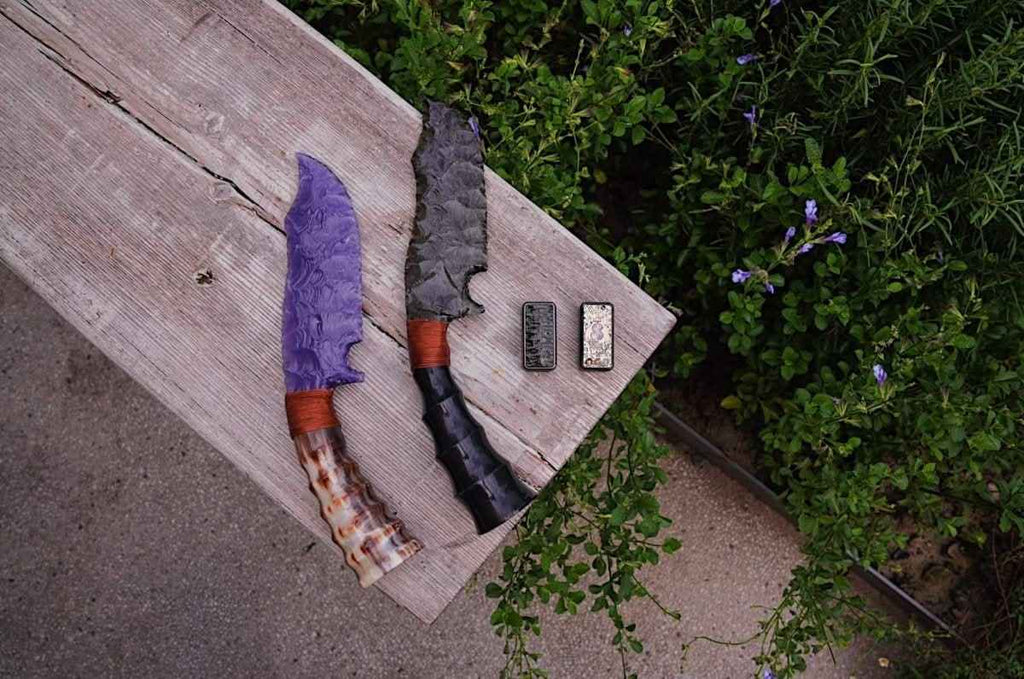 Earning Dollars Stone Blade Fidget Slider EDC for Stress Relief and Focus