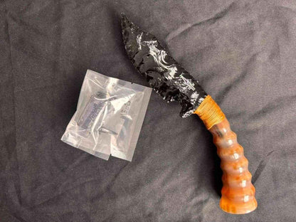 Earning Dollars Stone Blade Fidget Slider EDC for Stress Relief and Focus