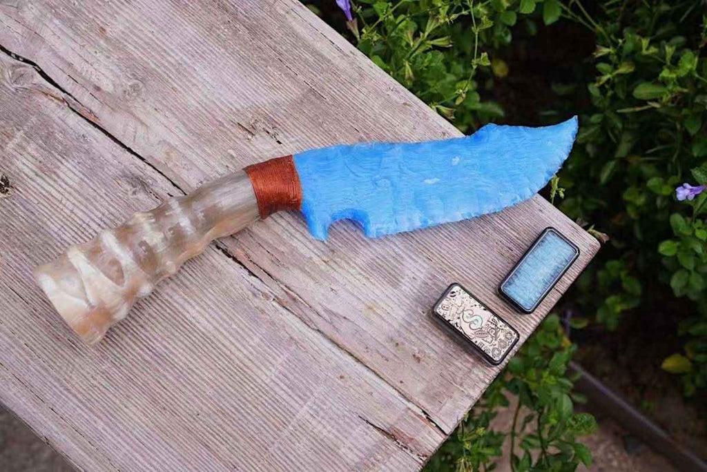 Earning Dollars Stone Blade Fidget Slider EDC for Stress Relief and Focus