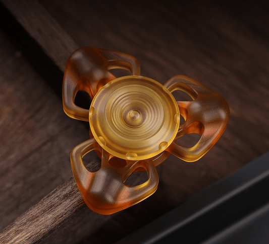 Exorcise Demons PEI Three-Leaf Tibetan Sacred Spinner | Precision CNC Fidget Toy - gamerstoretoysFidgetSppiner