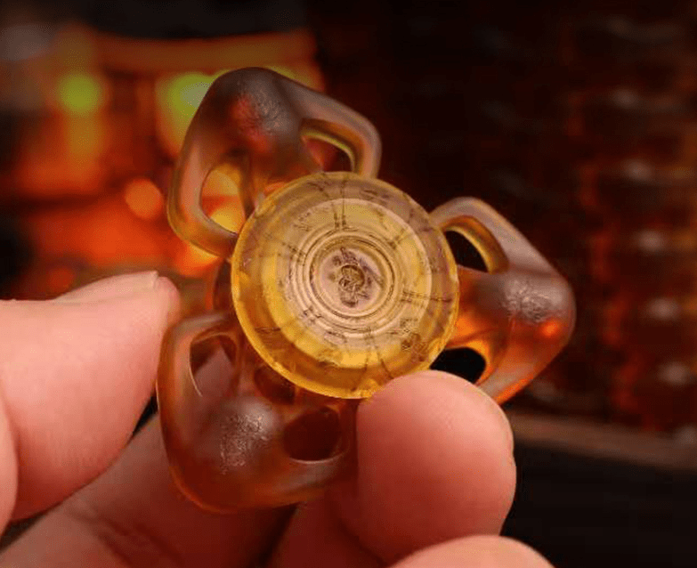 Exorcise Demons PEI Three-Leaf Tibetan Sacred Spinner | Precision CNC Fidget Toy - gamerstoretoysFidgetSppiner