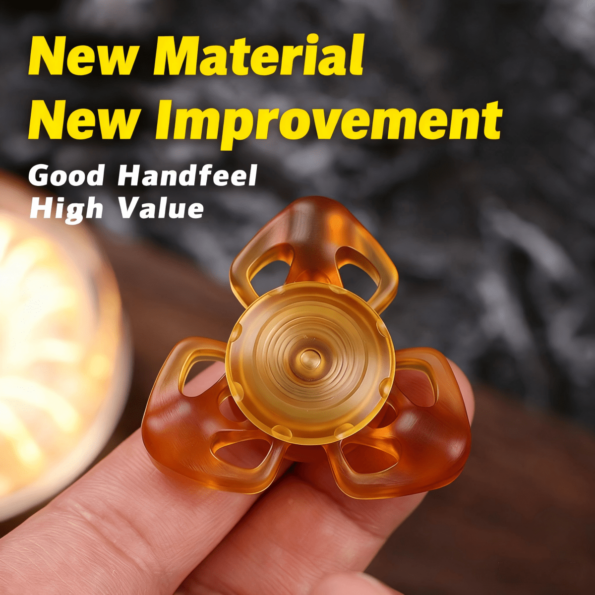 Exorcise Demons PEI Three-Leaf Tibetan Sacred Spinner | Precision CNC Fidget Toy - gamerstoretoysFidgetSppiner