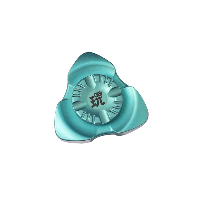 Exorcise Demons — Sangye Three-Leaf Titanium Spinner | CNC Premium Fidget Toy - gamerstoretoysFidgetSppiner