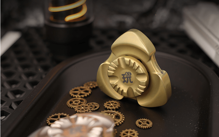 Exorcise Demons — Sangye Three-Leaf Titanium Spinner | CNC Premium Fidget Toy - gamerstoretoysFidgetSppiner