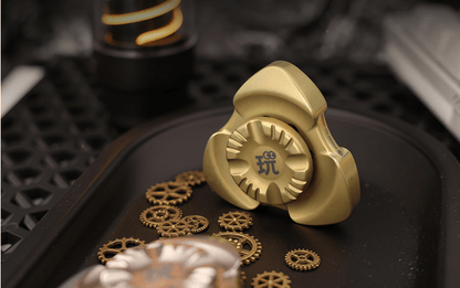 Exorcise Demons — Sangye Three-Leaf Titanium Spinner | CNC Premium Fidget Toy - gamerstoretoysFidgetSppiner