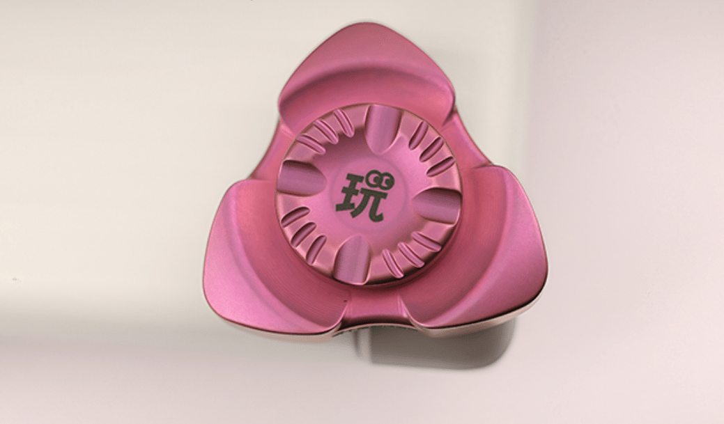 Exorcise Demons — Sangye Three-Leaf Titanium Spinner | CNC Premium Fidget Toy - gamerstoretoysFidgetSppiner