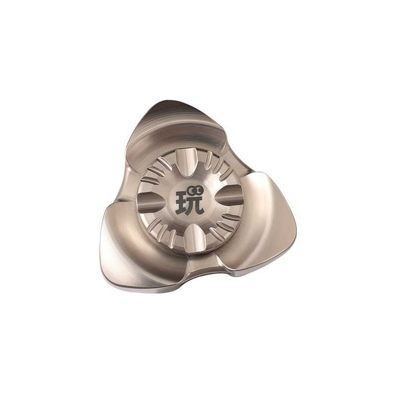 Exorcise Demons — Sangye Three-Leaf Titanium Spinner | CNC Premium Fidget Toy - gamerstoretoysFidgetSppiner