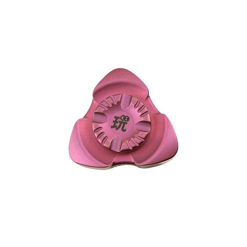 Exorcise Demons — Sangye Three-Leaf Titanium Spinner | CNC Premium Fidget Toy - gamerstoretoysFidgetSppiner