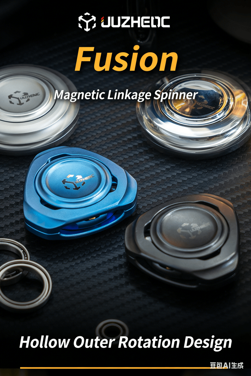 Fusion Magnetic Fidget Spinner – Tokamak - Inspired Hollow Rotor, Multi - Mode Magnetic & Bead Interaction Fidget Toy - gamerstoretoysFidgetSppiner