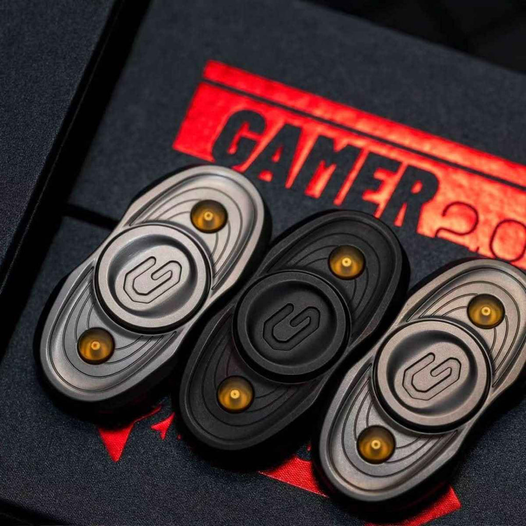 Gamer 2.0 Heavy-Duty Two-Leaf Fidget Spinner - EDC Stress Relief Toy