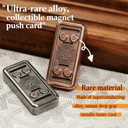 Gamer Lite Magnetic Fidget Slider - Multi-Material Thin EDC Toy for Fidgeting - Gamerstoretoys