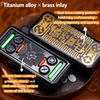 Gamer Lite Magnetic Fidget Slider - Multi-Material Thin EDC Toy for Fidgeting - Gamerstoretoys