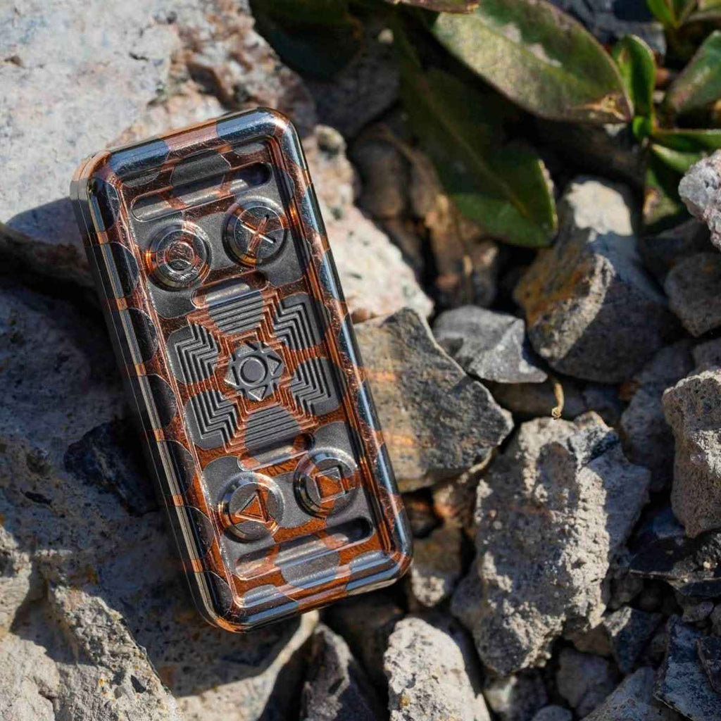 Gamer Lite Magnetic Fidget Slider - Multi-Material Thin EDC Toy for Fidgeting