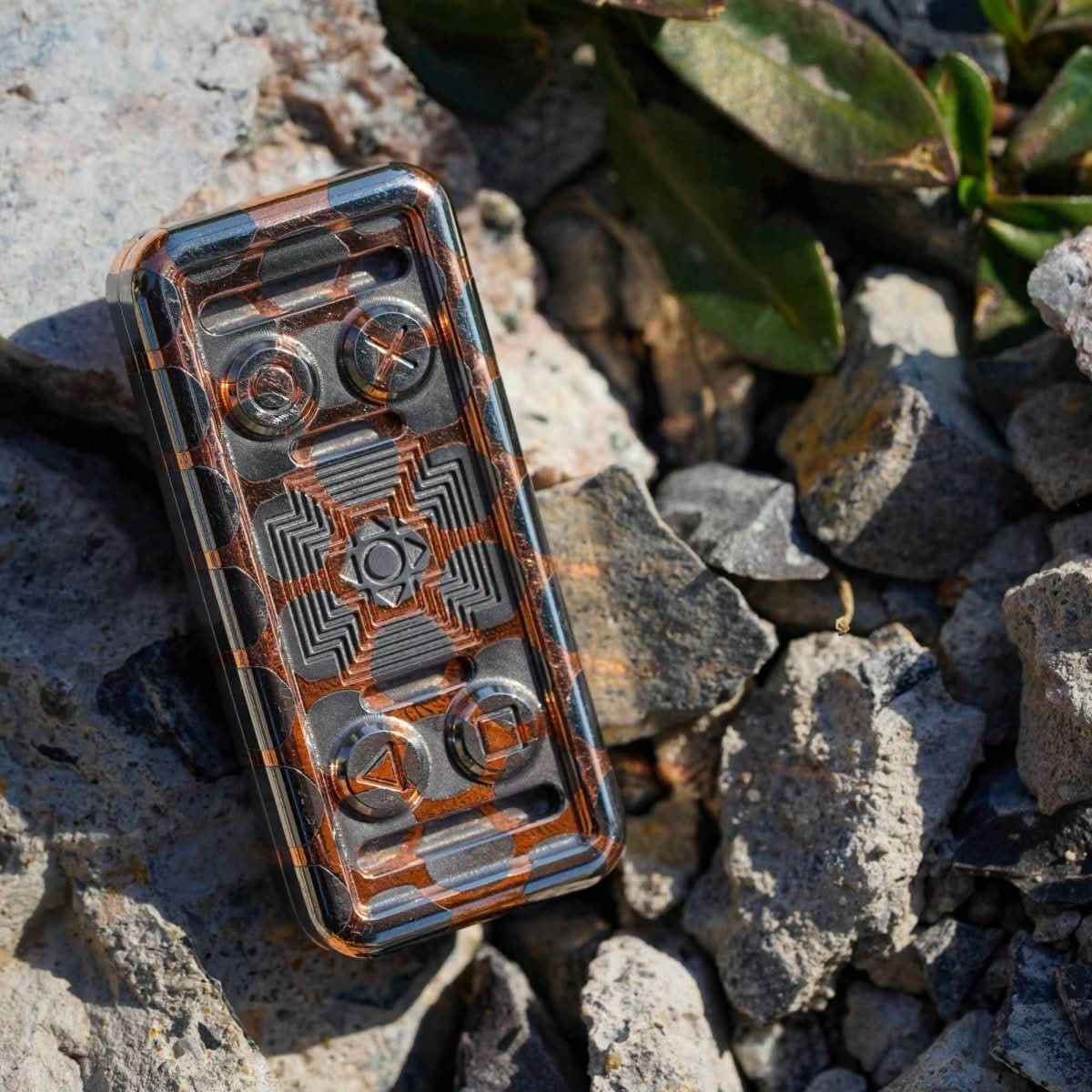 Gamer Lite Magnetic Fidget Slider - Multi-Material Thin EDC Toy for Fidgeting