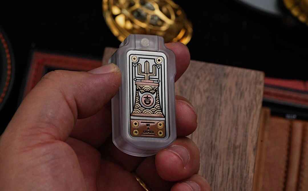 EDC fidget slider Toy with china God & Ghost Design for Stress Relief & Tactile Satisfaction