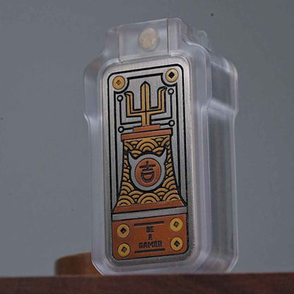 EDC fidget slider Toy with china God & Ghost Design for Stress Relief & Tactile Satisfaction