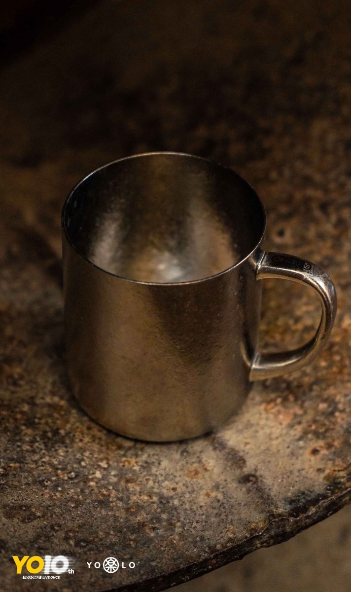 Ice - Crystal Pure Titanium Cup – Hand - Fired 1300°C Titanium Mug with “Seize the Moment” Engraving - gamerstoretoysFunctional Products