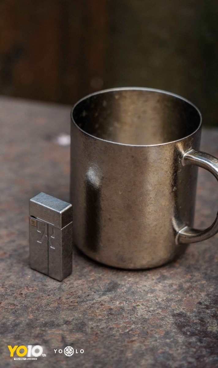 Ice - Crystal Pure Titanium Cup – Hand - Fired 1300°C Titanium Mug with “Seize the Moment” Engraving - gamerstoretoysFunctional Products