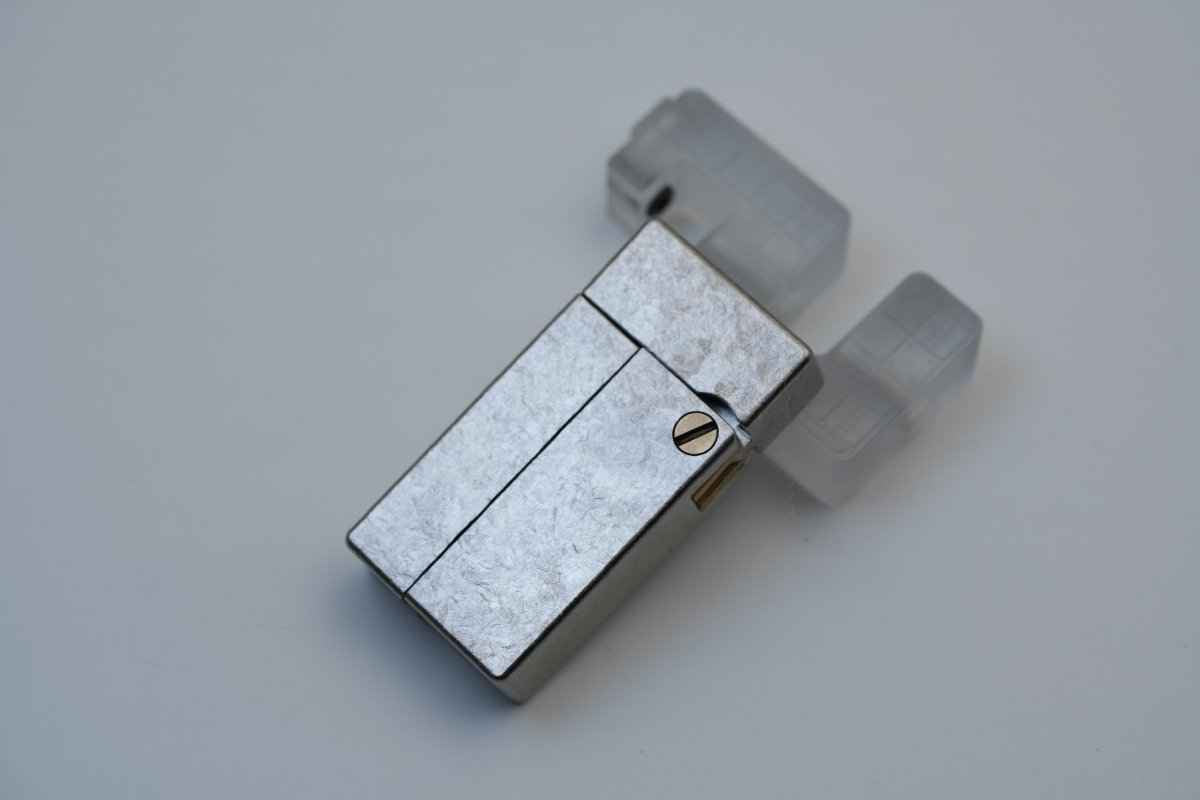 Ice Crystal Titanium "No Fire" Lighter-Style Fidget Slider — International Exclusive (Limited to 57 Units)