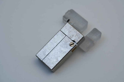 Ice Crystal Titanium "No Fire" Lighter-Style Fidget Slider — International Exclusive (Limited to 57 Units)