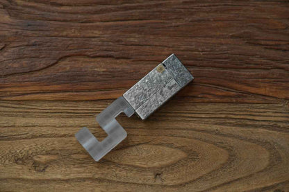 Ice Crystal Titanium "No Fire" Lighter-Style Fidget Slider — International Exclusive (Limited to 57 Units)