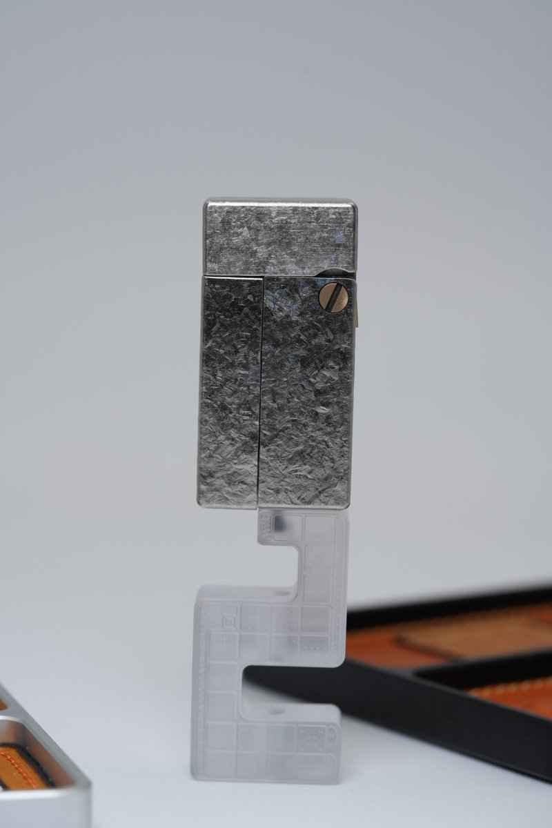 Ice Crystal Titanium "No Fire" Lighter-Style Fidget Slider — International Exclusive (Limited to 57 Units)