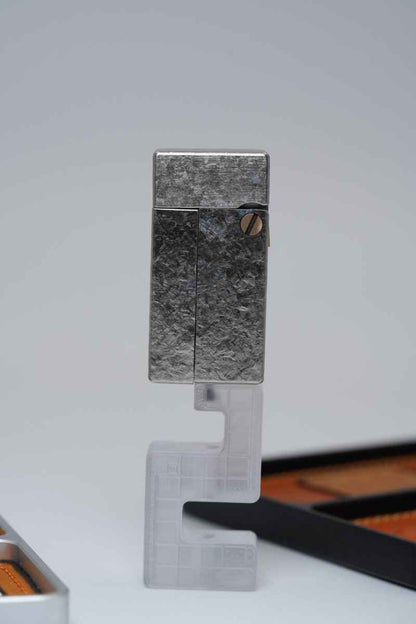 Ice Crystal Titanium "No Fire" Lighter-Style Fidget Slider — International Exclusive (Limited to 57 Units)