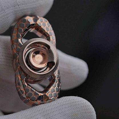 Mini G Fidget Spinner - Retro Metal Polyhedral EDC Stress Relief Toy