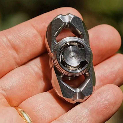 Mini G Fidget Spinner - Retro Metal Polyhedral EDC Stress Relief Toy