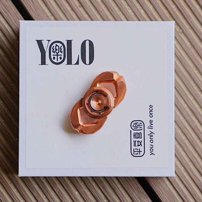 Mini G Fidget Spinner - Retro Metal Polyhedral EDC Stress Relief Toy