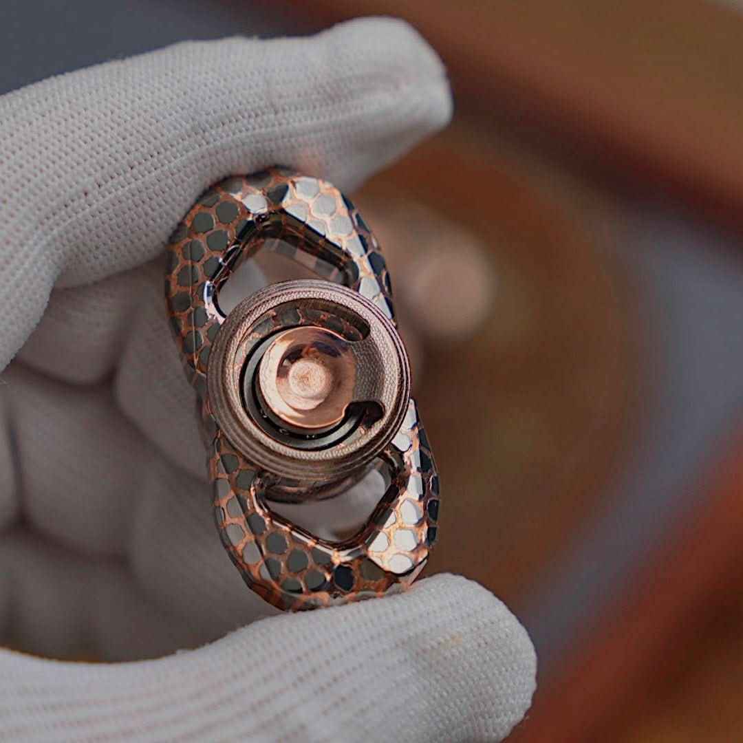 Mini G Fidget Spinner - Retro Metal Polyhedral EDC Stress Relief Toy