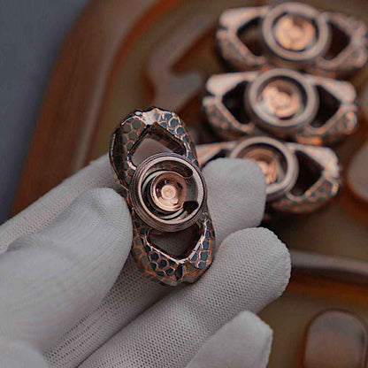 Mini G Fidget Spinner - Retro Metal Polyhedral EDC Stress Relief Toy