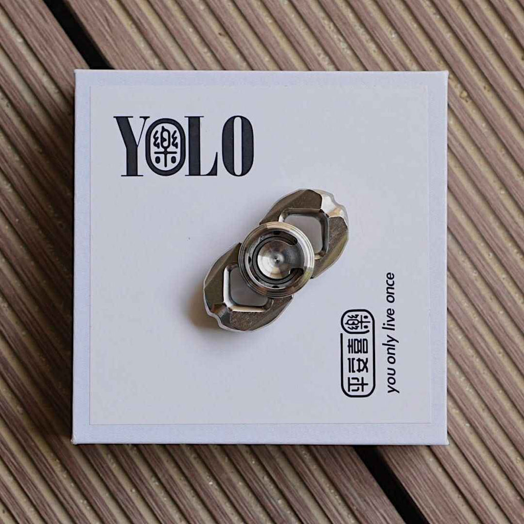 Mini G Fidget Spinner - Retro Metal Polyhedral EDC Stress Relief Toy