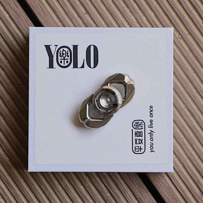 Mini G Fidget Spinner - Retro Metal Polyhedral EDC Stress Relief Toy