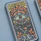 Portable Joy Citipati Metal Fidget Slider - Tibetan-Inspired EDC Stress Relief Toy