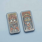 Portable Joy Citipati Metal Fidget Slider - Tibetan-Inspired EDC Stress Relief Toy