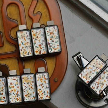 Portable Joy Tang San Cai Fidget Slider - Artisan EDC Stress Relief Toy