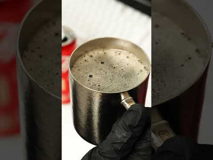 Ice-Crystal Pure Titanium Cup – Hand-Fired 1300°C Titanium Mug with “Seize the Moment” Engraving