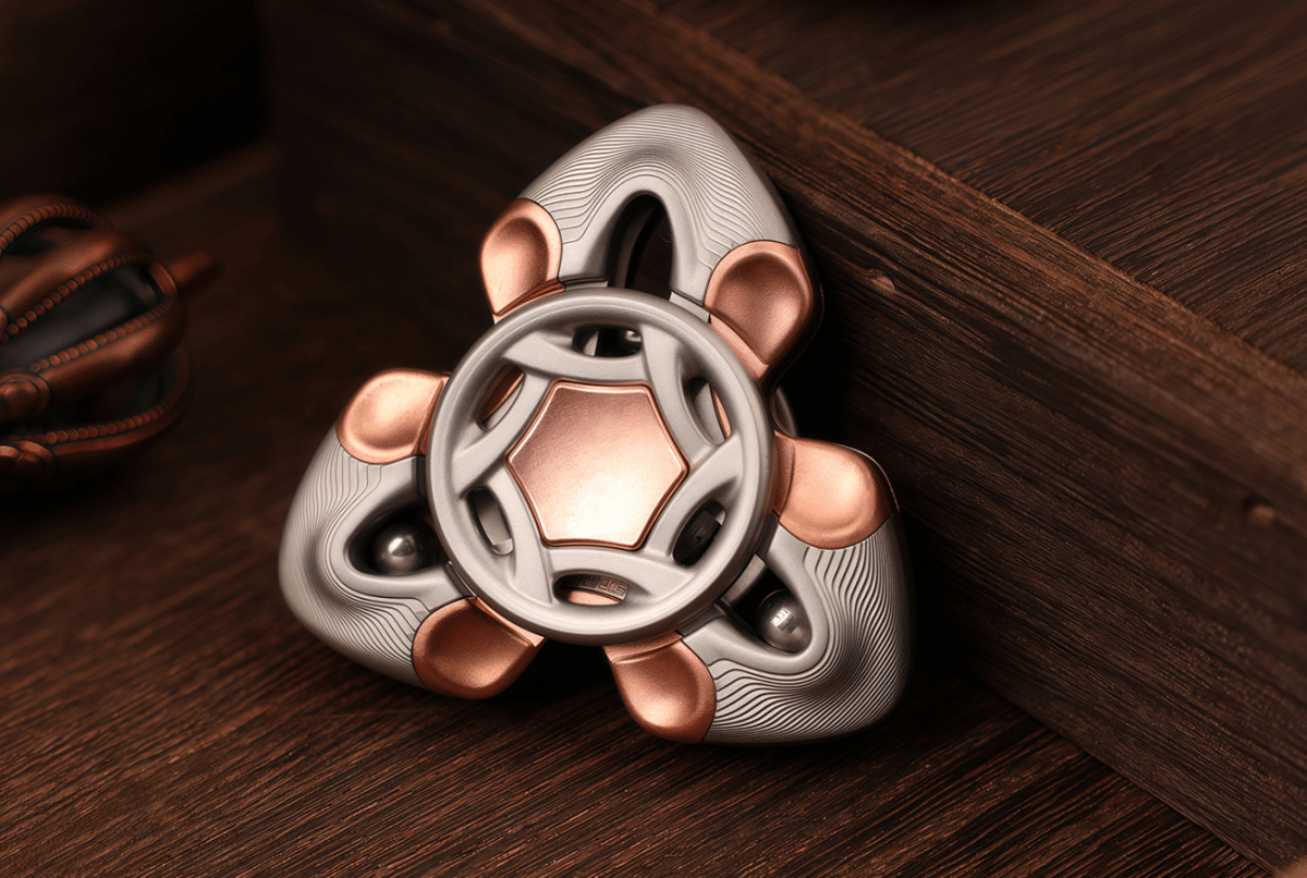 Serpent Wisdom Tibetan Fidget Spinner | CNC Metal EDC Toy Inspired by Tibetan Thangka Totem - gamerstoretoysFidgetSppiner
