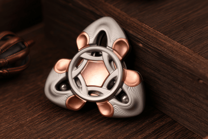 Serpent Wisdom Tibetan Fidget Spinner | CNC Metal EDC Toy Inspired by Tibetan Thangka Totem - gamerstoretoysFidgetSppiner
