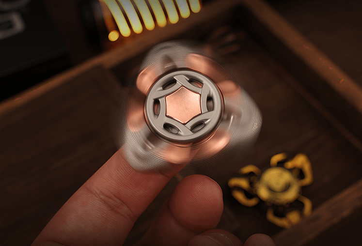 Serpent Wisdom Tibetan Fidget Spinner | CNC Metal EDC Toy Inspired by Tibetan Thangka Totem - gamerstoretoysFidgetSppiner