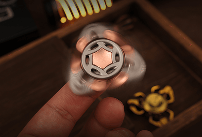 Serpent Wisdom Tibetan Fidget Spinner | CNC Metal EDC Toy Inspired by Tibetan Thangka Totem - gamerstoretoysFidgetSppiner