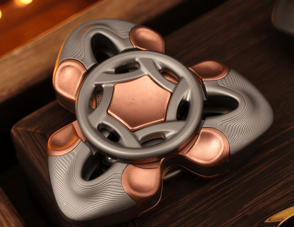 Serpent Wisdom Tibetan Fidget Spinner | CNC Metal EDC Toy Inspired by Tibetan Thangka Totem - gamerstoretoysFidgetSppiner