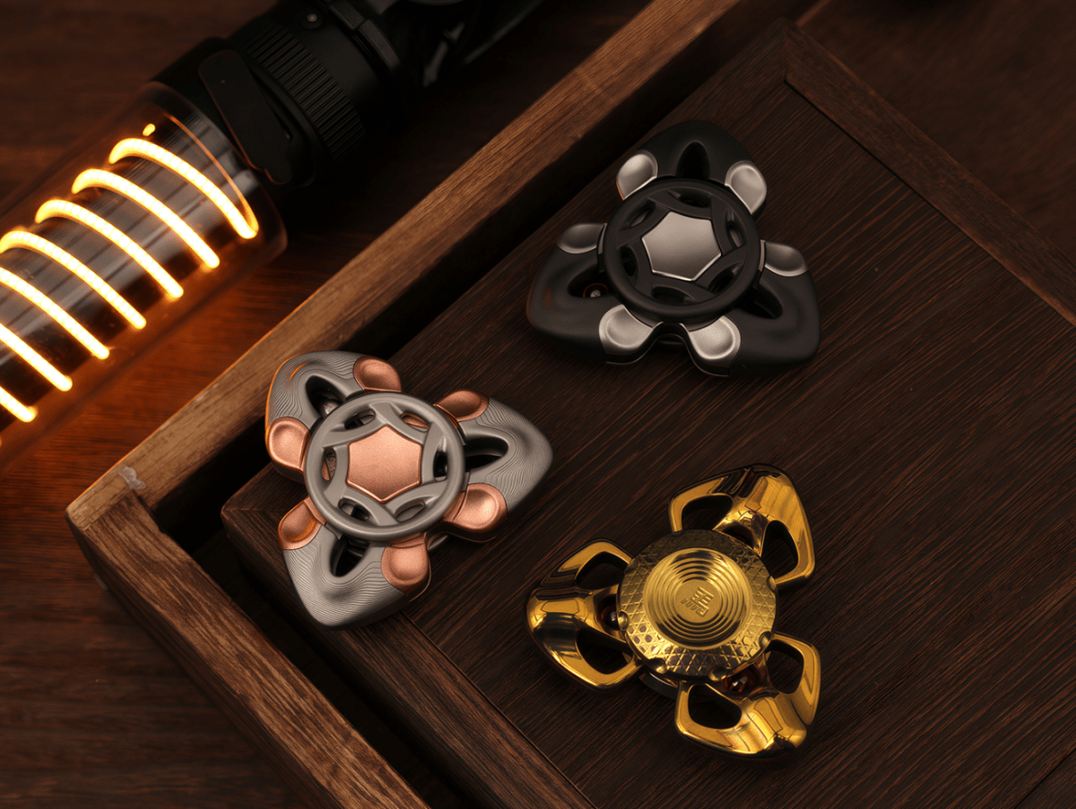 Serpent Wisdom Tibetan Fidget Spinner | CNC Metal EDC Toy Inspired by Tibetan Thangka Totem - gamerstoretoysFidgetSppiner