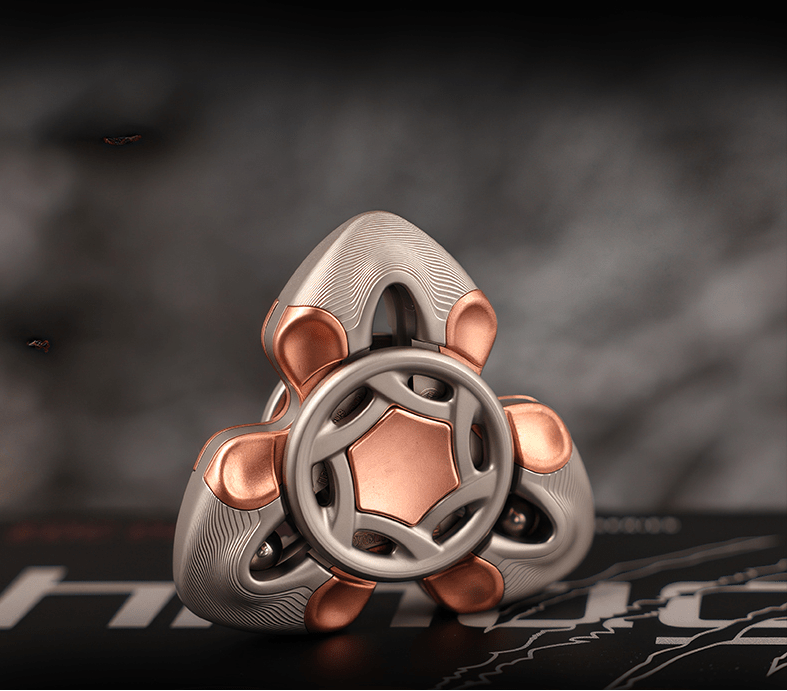 Serpent Wisdom Tibetan Fidget Spinner | CNC Metal EDC Toy Inspired by Tibetan Thangka Totem - gamerstoretoysFidgetSppiner