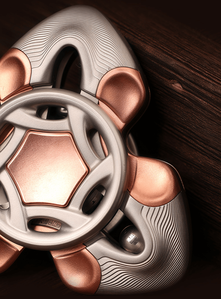 Serpent Wisdom Tibetan Fidget Spinner | CNC Metal EDC Toy Inspired by Tibetan Thangka Totem - gamerstoretoysFidgetSppiner