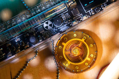 Vibration Drum — Triple - Play Ratchet Fidget Toy | PEI + Metal Studs | Extreme Feedback & Sound - gamerstoretoysfidgetslider