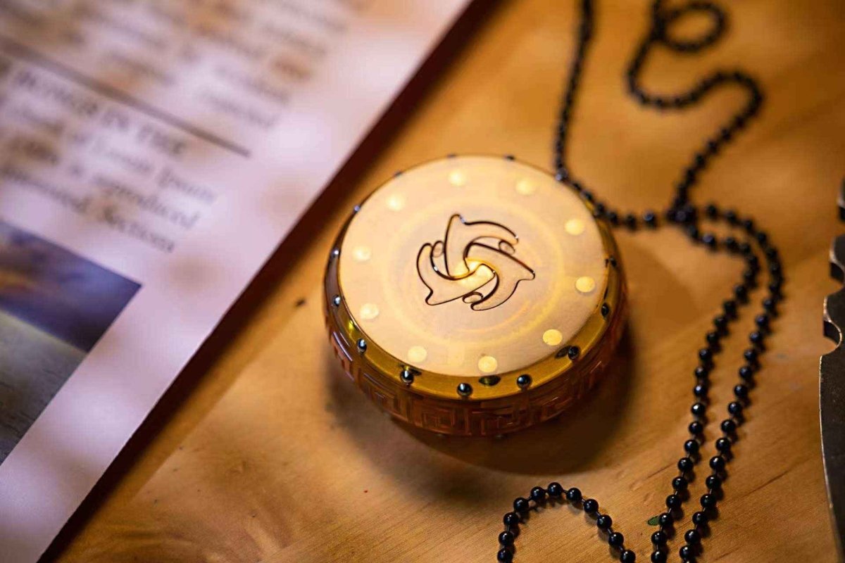 Vibration Drum — Triple - Play Ratchet Fidget Toy | PEI + Metal Studs | Extreme Feedback & Sound - gamerstoretoysfidgetslider